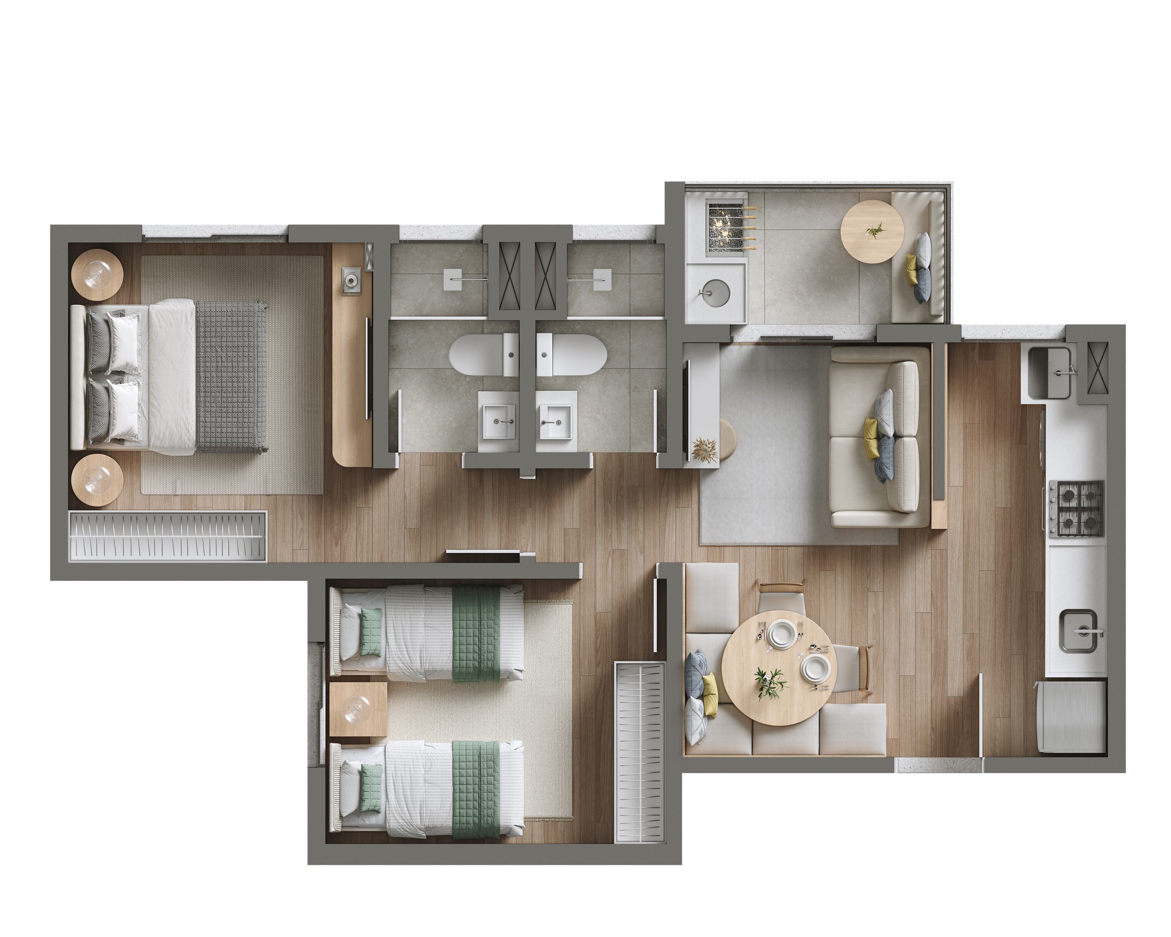 Planta Tipo Suite